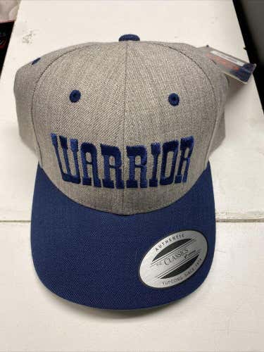 Warrior Hockey Authentic Hat with Metal Buckle Strap - Youth Kids Spoiler Curve