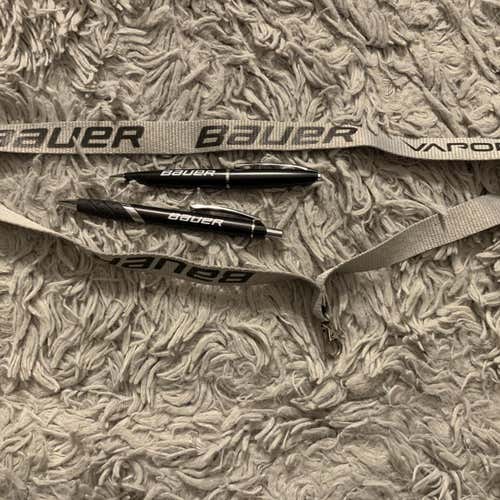 Bauer Lanyard And 2 Pens