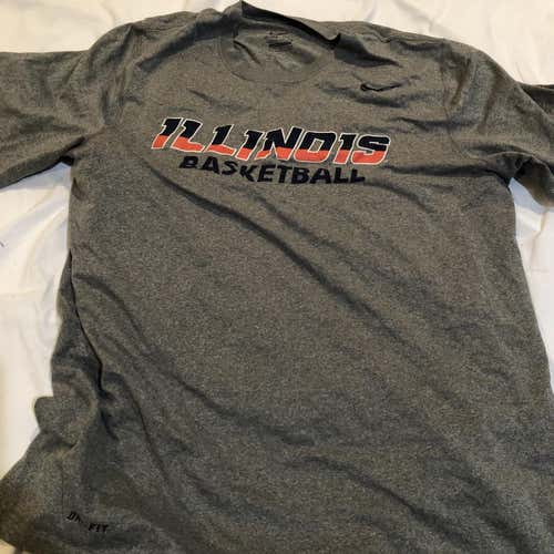 Illinois Basketball Large Nike Shirt