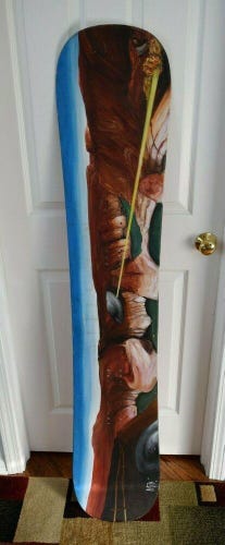 HAND PAINTED ART K2 SNOWBOARD 154 CM WITHOUT BINDINGS