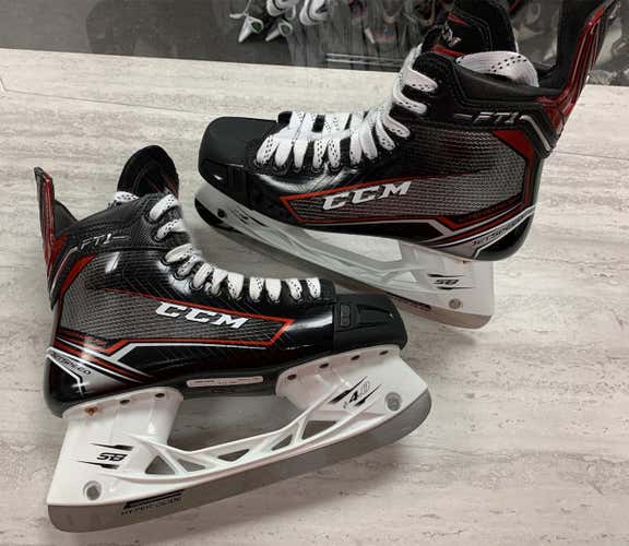 New Nazem Kadri Toronto Maple Leafs Size 8.5d CCM JetSpeed FT1 Pro Stock Hockey Skates