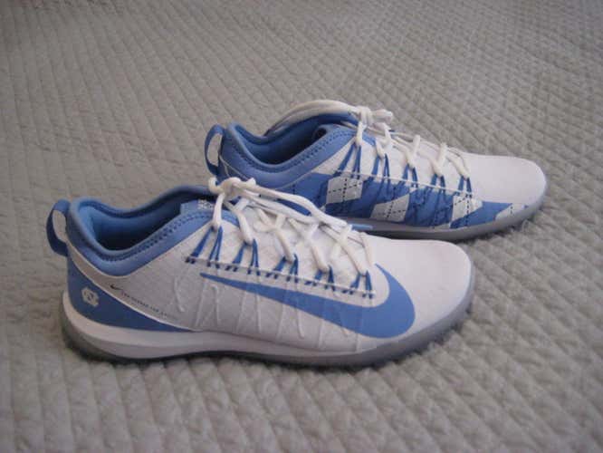Nike UNC Carolina lacrosse team turf shoes cleats 10.5 NEW men's
