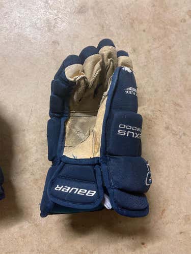 Navy Blue Senior Bauer Nexus 9000 14"  Gloves