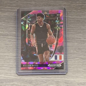 Killian Hayes 20-21 Panini Prizm Draft Picks Pink Cracked Ice Pistons RC