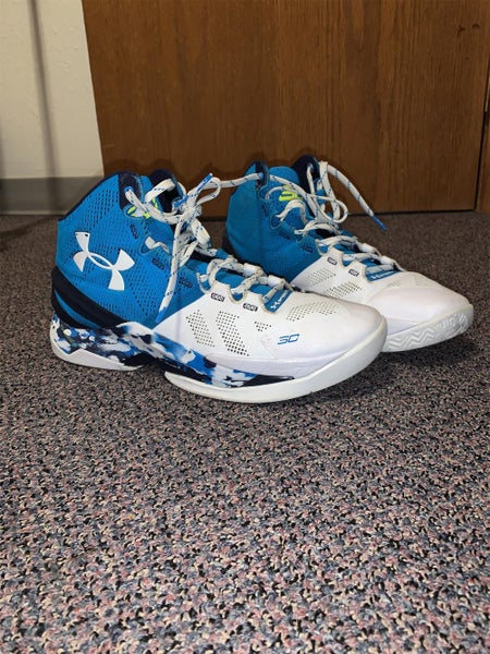 Blue Men's Size 11.5 (Women's 12.5) Under Armour Shoes