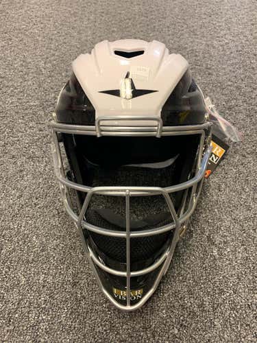 New All Star Mvp 2500 Catcher's Mask White/Black