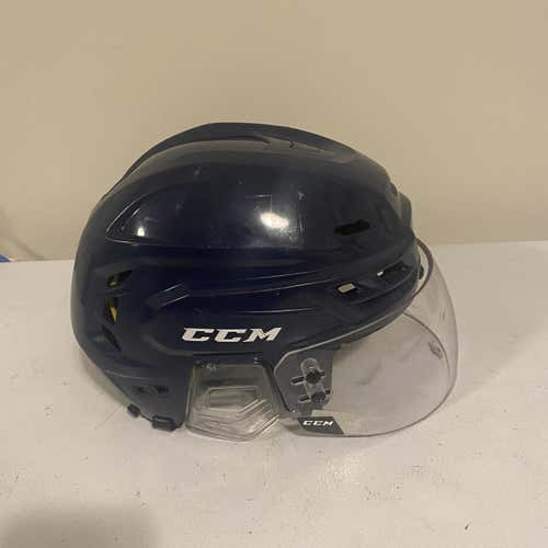 Navy Blue Used Medium CCM Tacks 310 Helmet