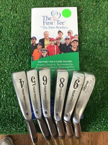 TaylorMade Tour Preferred T-D Iron Set 4-PW With Regular Graphite Shafts (no 7)