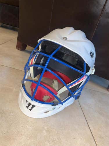 White Adult Player's Warrior TII Helmet