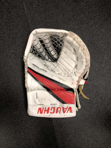 White Senior Regular NHL V4 Skinned as SLR Pro Stock Glove
