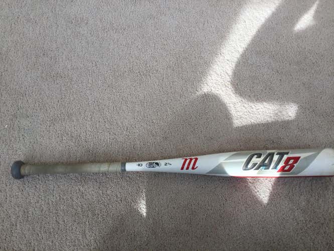 Used Kid Pitch (9YO-13YO) USSSA Certified 2019 Marucci Alloy CAT 8 Bat (-10) 21 oz 31"