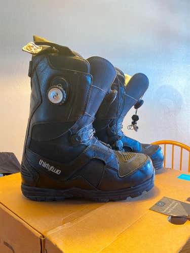 Men's Size Men's 10.5 (W 11.5) Thirty Two Focus Boa Medium Flex Snowboard Boots