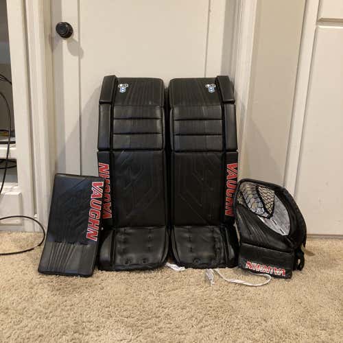 Black Senior 34" Regular VE8 Pro Stock Goalie Full Set