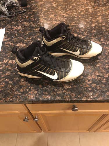Black Youth Nike Molded Baseball Cleats