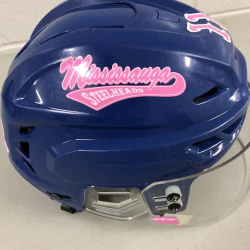 Mississauga Steelheads OHL Small Game worn helmet CCM Resistance Pro Stock