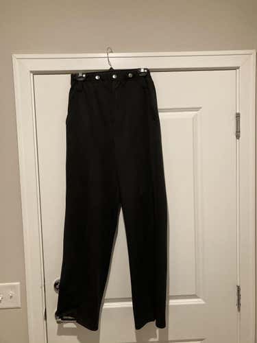 Black Medium Force Ice Hockey Referee Pants