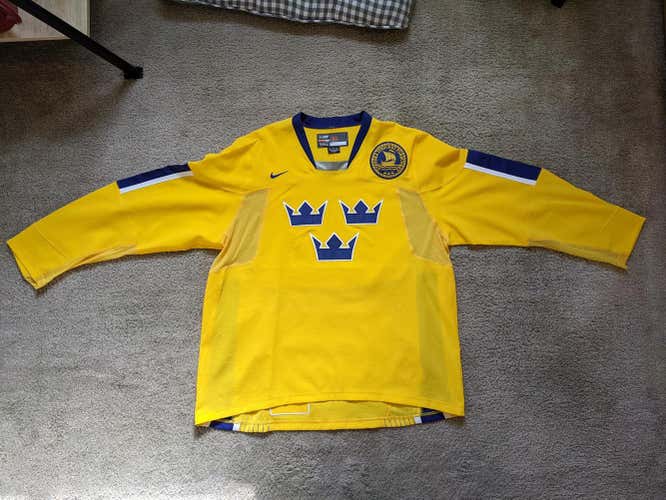 Team Sweden XL Replica Nike Jersey