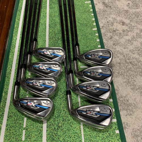 Men's Right Handed XR OS Regular Flex Steel Shaft Iron Set