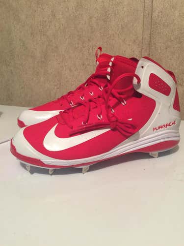 Nike Huarache Red Baseball Cleats Size 11