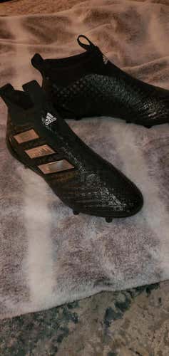 Black New Men's Size 9.0 (Women's 10) Molded Cleats Adidas Purecontrol 17+ Cleats