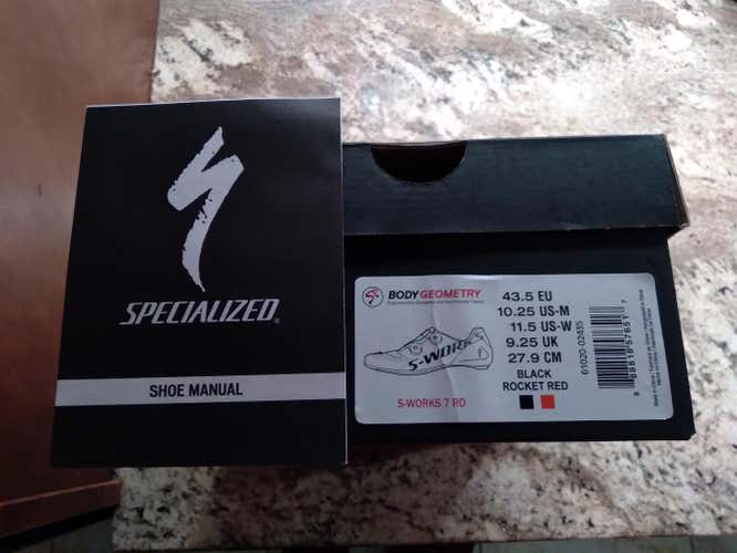 New Specialized S-Works 7 RD 10.25 US 43.5EU