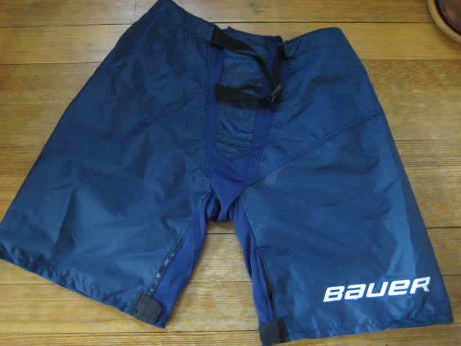 Senior Large Bauer Supreme Pant Shell  Navy  Used for 10 min.