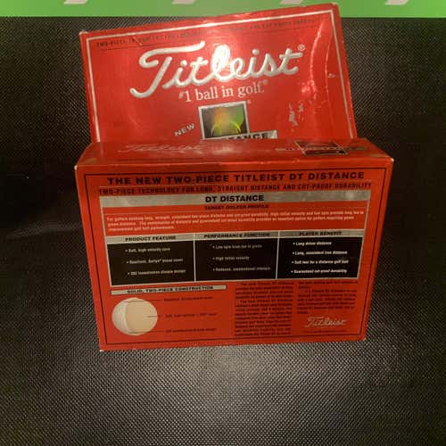 White New Titleist 12 Pack (1 Dozen) Balls