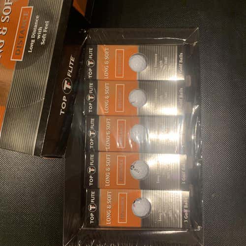 White New Top Flite 15 Pack Balls