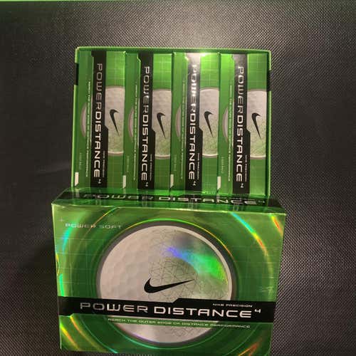White New Nike Power Distance 12 Pack (1 Dozen) Balls