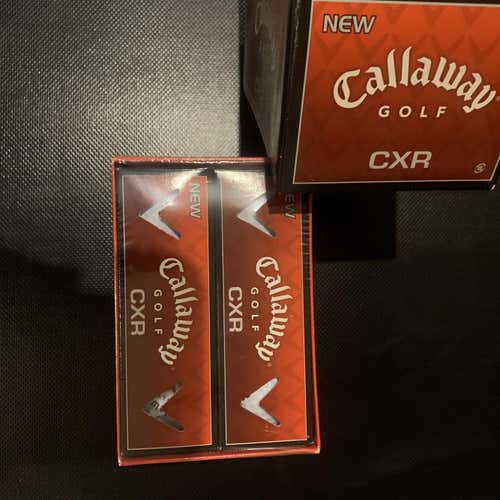 White New Callaway CXR 12 Pack (1 Dozen) Balls