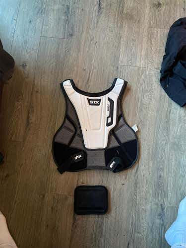 White Adult Large STX Shield pro Chest Protector