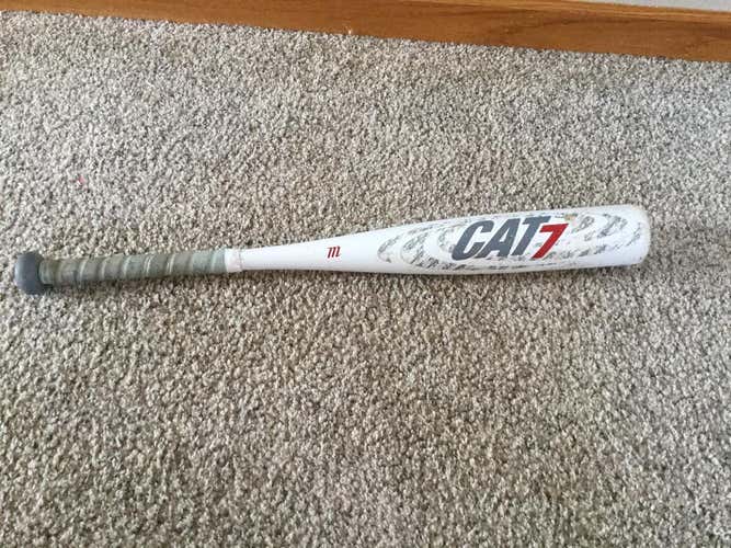 Used Kid Pitch (9YO-13YO) USSSA Certified 2019 Marucci Alloy CAT 7 Bat (-10) 17 oz 27"