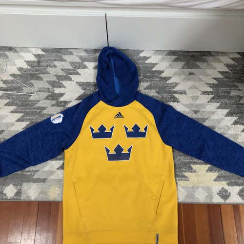 Yellow Adult Medium Adidas Sweatshirt