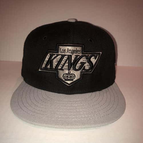 Los Angeles Kings Black & Silver 7 1/4 New Era Vintage Hockey Hat NHL