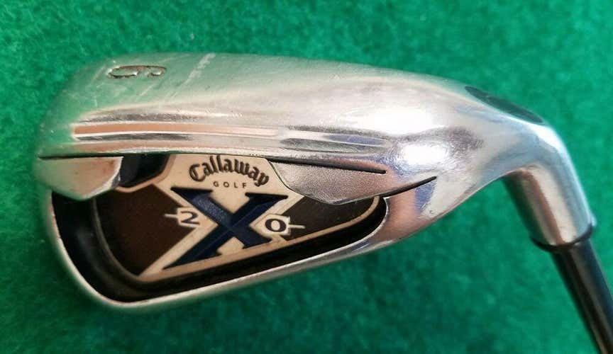 Callaway X-20 6 iron /  LH  /  65g Factory Regular Graphite / jk5066