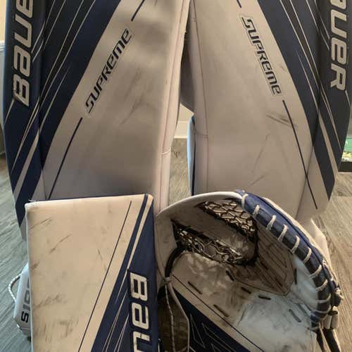 Blue Senior 33" Regular Supreme S190  Goalie Full Set