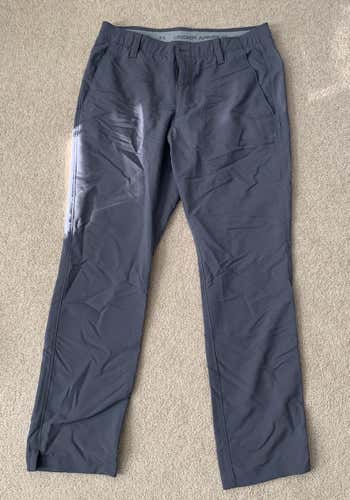 Under Armour Gray Golf Pants Size 34/32