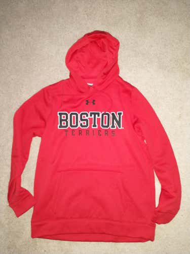 Red Used Men's Adult Large Under Armour Sweatshirt