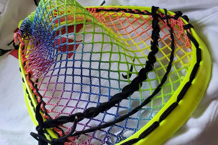 New Warrior Nemesis 2 neon yellow Goalie Head