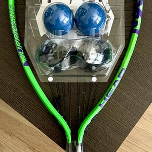 New HEAD MX Hurricane Racquetball Racquet Starter Set
