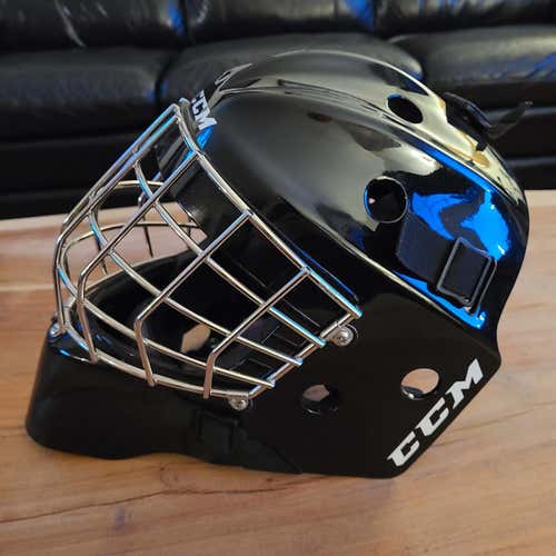 Black New Senior CCM 1.5 Goalie Mask