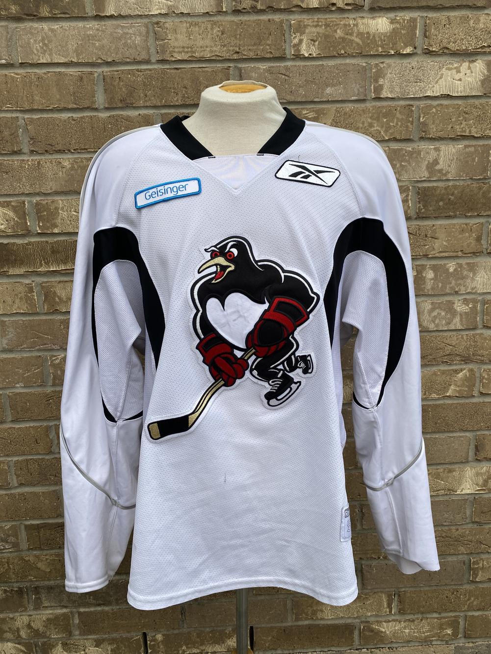 CCM Edge Custom Pro Stock Hockey Practice Jersey Thunderbirds AHL White 56  - DK's Hockey Shop