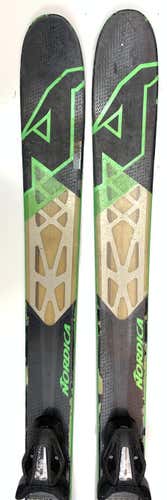 Used Nordica NRGY 80 Titanium All Mountain Skis with Bindings Size 169 (Option 2030167)