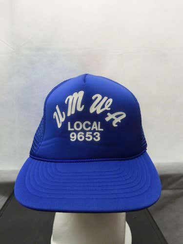 Vintage UMWA Local 9653 Mesh Trucker Snapback Hat