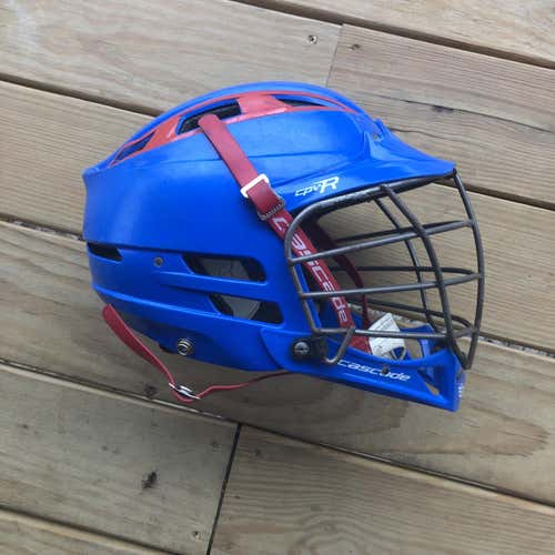 Blue Youth Player's Cascade CPV-R Helmet
