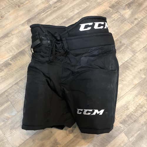 Black Used Senior Medium CCM HP31 Hockey Pants Pro Stock