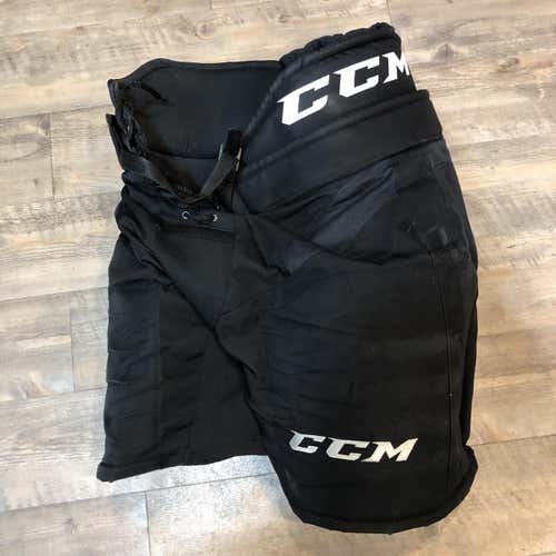 Black Used Senior Medium CCM HP31 Hockey Pants Pro Stock