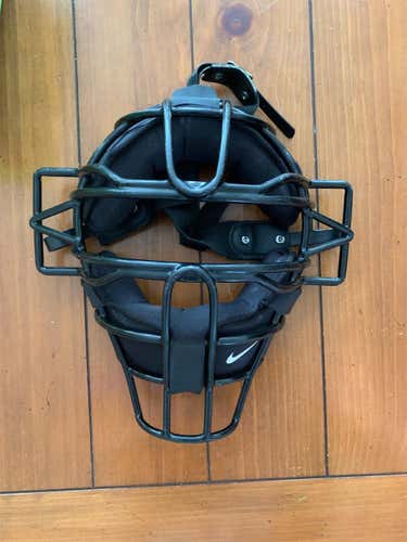 Nike Black Steel Catchers Facemask