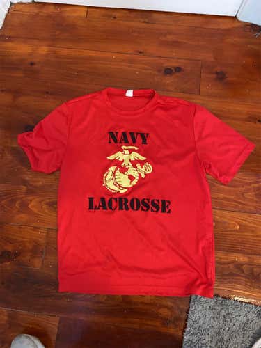 Navy Lacrosse Shooting Shirt