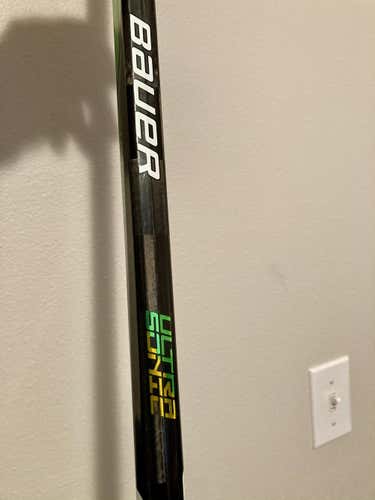 Used Senior Bauer Right Handed Supreme Ultra Sonic Hockey Stick Toe Pattern